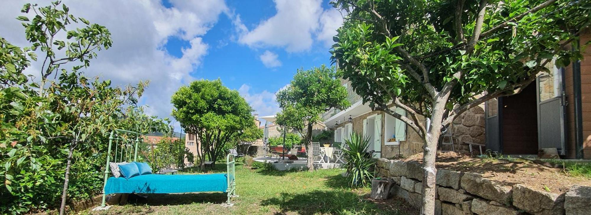 Charmant Appartement En Rez De Jardin Sartène Exteriör bild