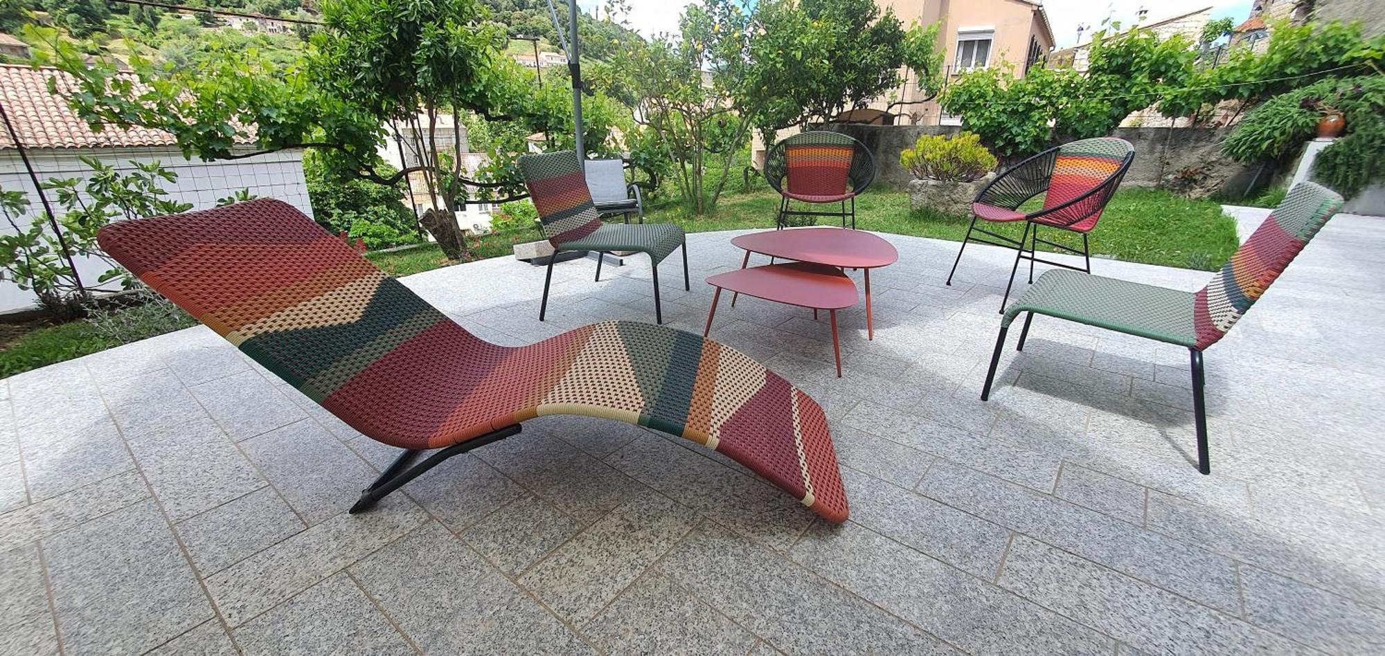 Charmant Appartement En Rez De Jardin Sartène Exteriör bild